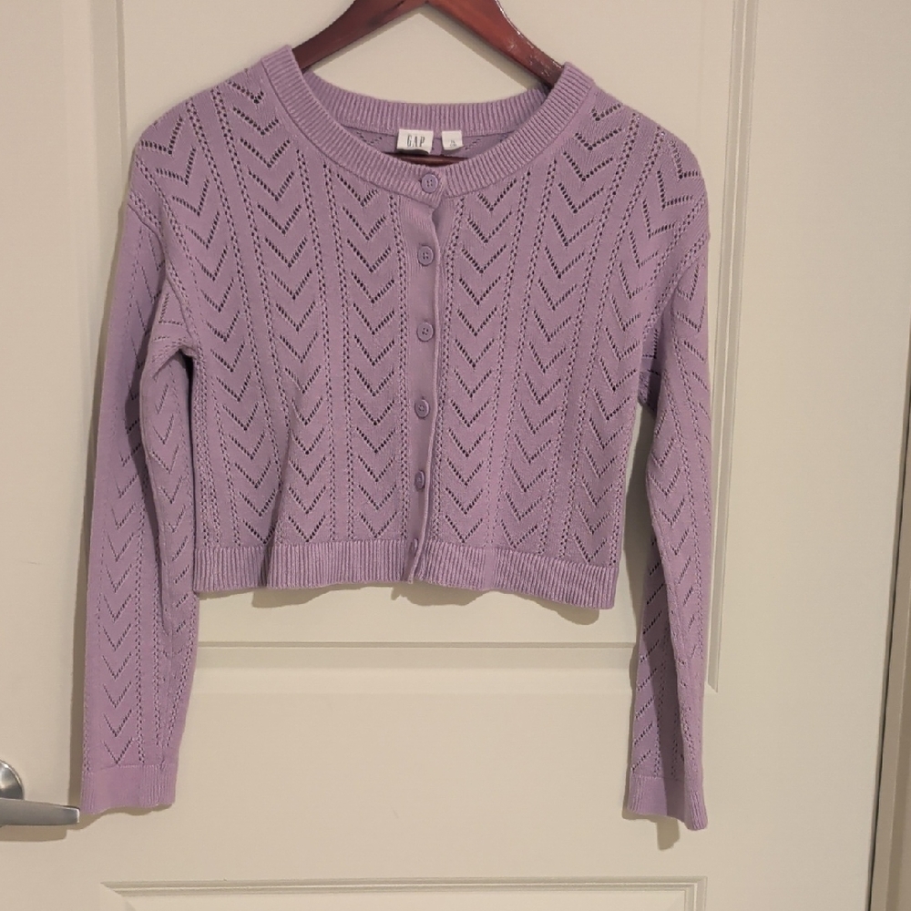 GAP Lilac Girl's Cardigan